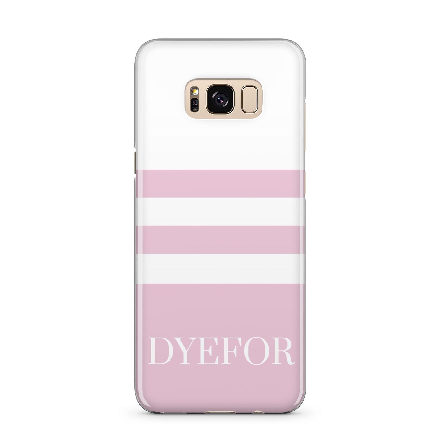 Personalised Name Striped Samsung Galaxy S8 Plus Case