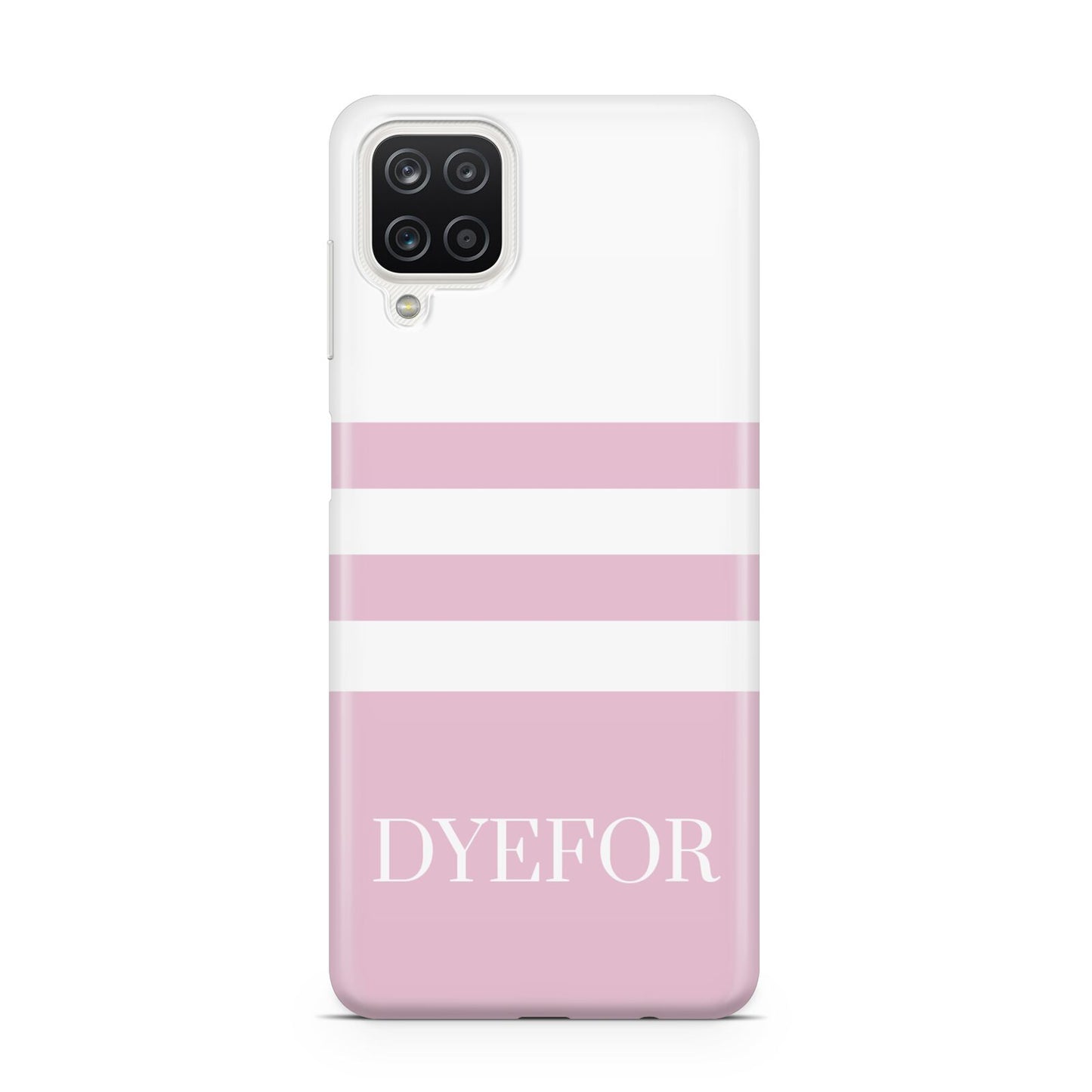 Personalised Name Striped Samsung M12 Case