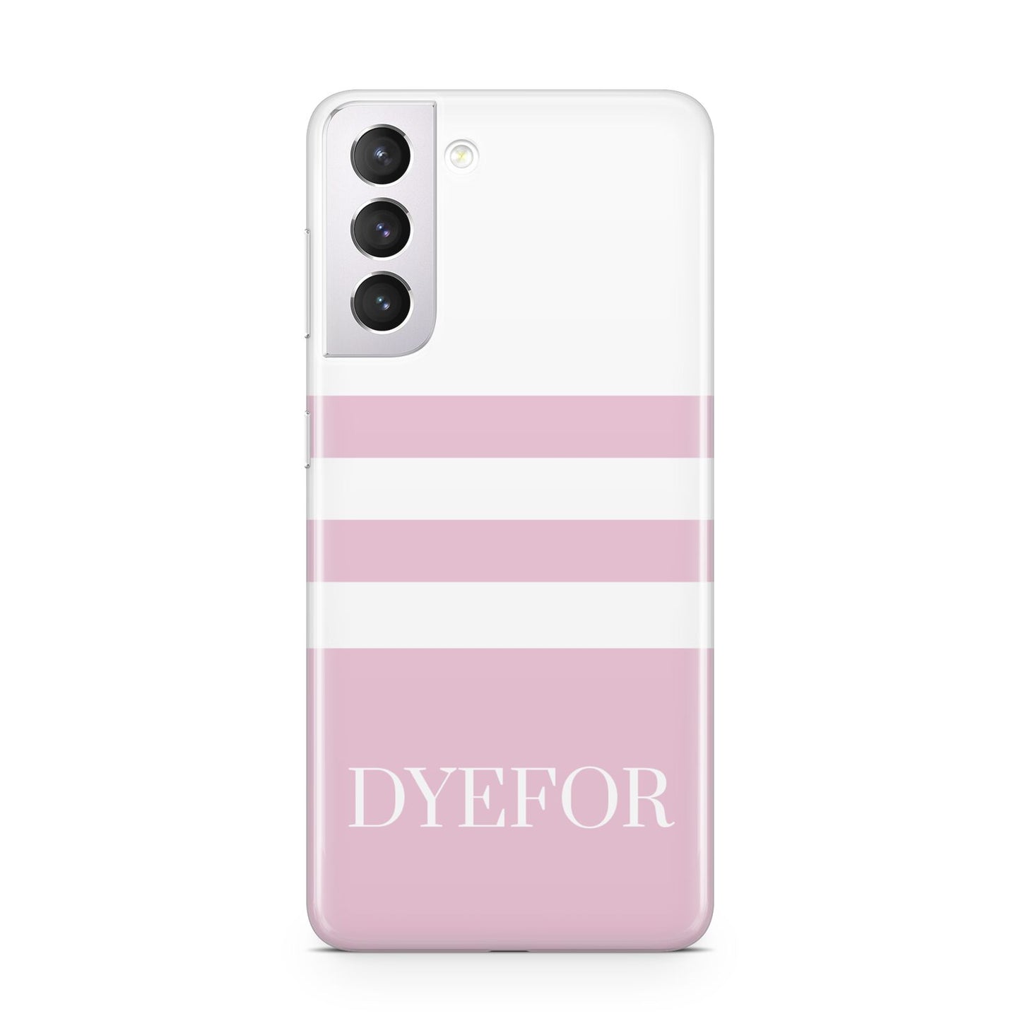 Personalised Name Striped Samsung S21 Case