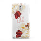 Personalised Name Transparent Clear Floral Samsung Galaxy Note 3 Case