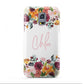 Personalised Name Transparent Flowers Samsung Galaxy S5 Mini Case