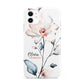Personalised Name Watercolour Roses iPhone 11 3D Tough Case