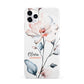 Personalised Name Watercolour Roses iPhone 11 Pro Max 3D Snap Case