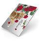 Personalised Name Wolf Apple iPad Case on Silver iPad Side View