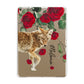 Personalised Name Wolf Apple iPad Gold Case