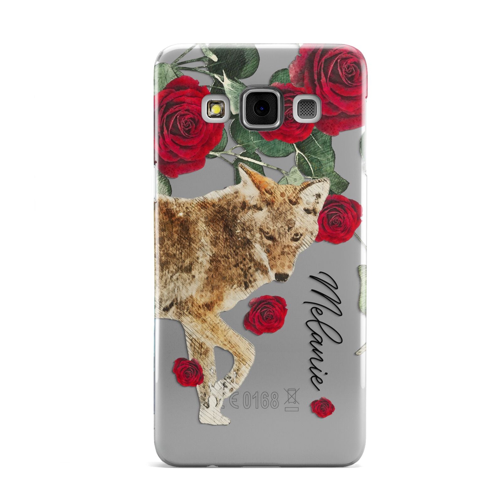 Personalised Name Wolf Samsung Galaxy A3 Case
