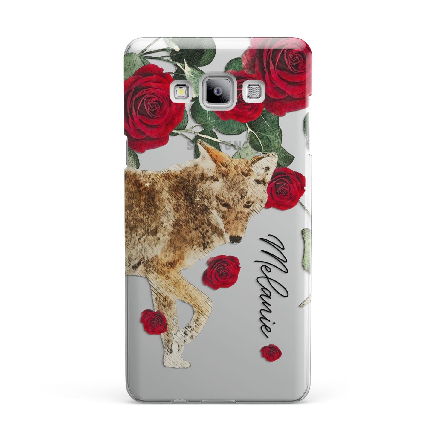 Personalised Name Wolf Samsung Galaxy A7 2015 Case