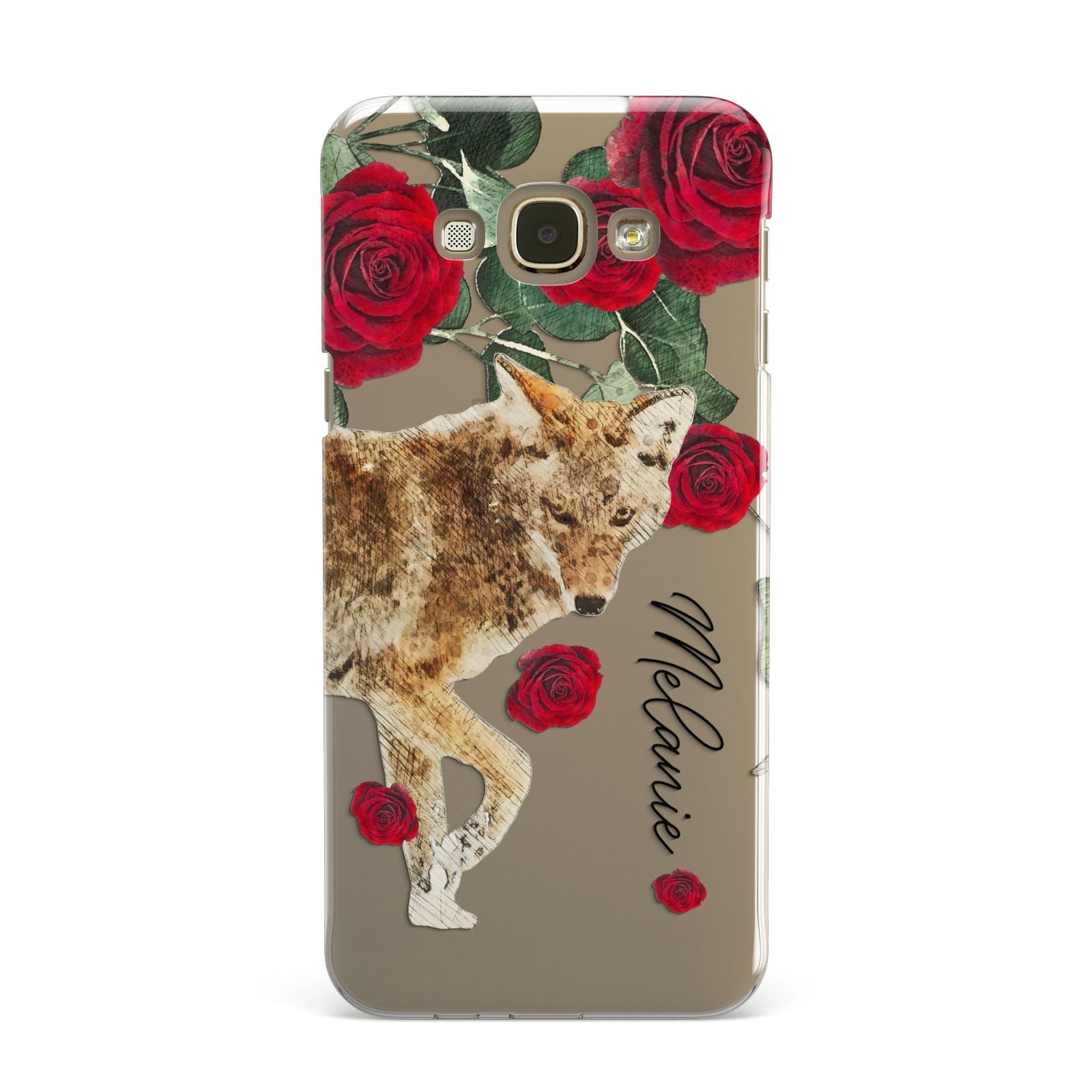 Personalised Name Wolf Samsung Galaxy A8 Case