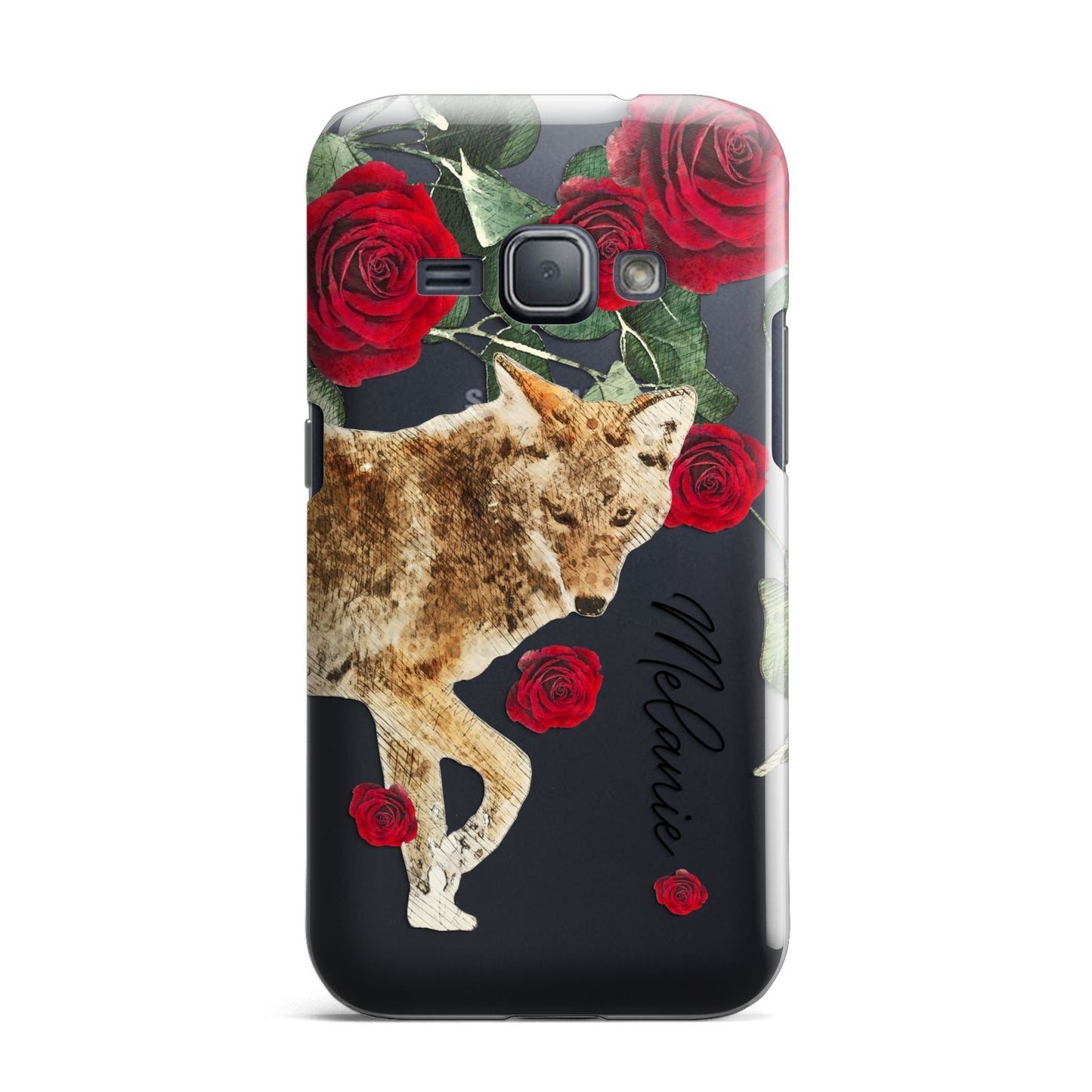 Personalised Name Wolf Samsung Galaxy J1 2016 Case