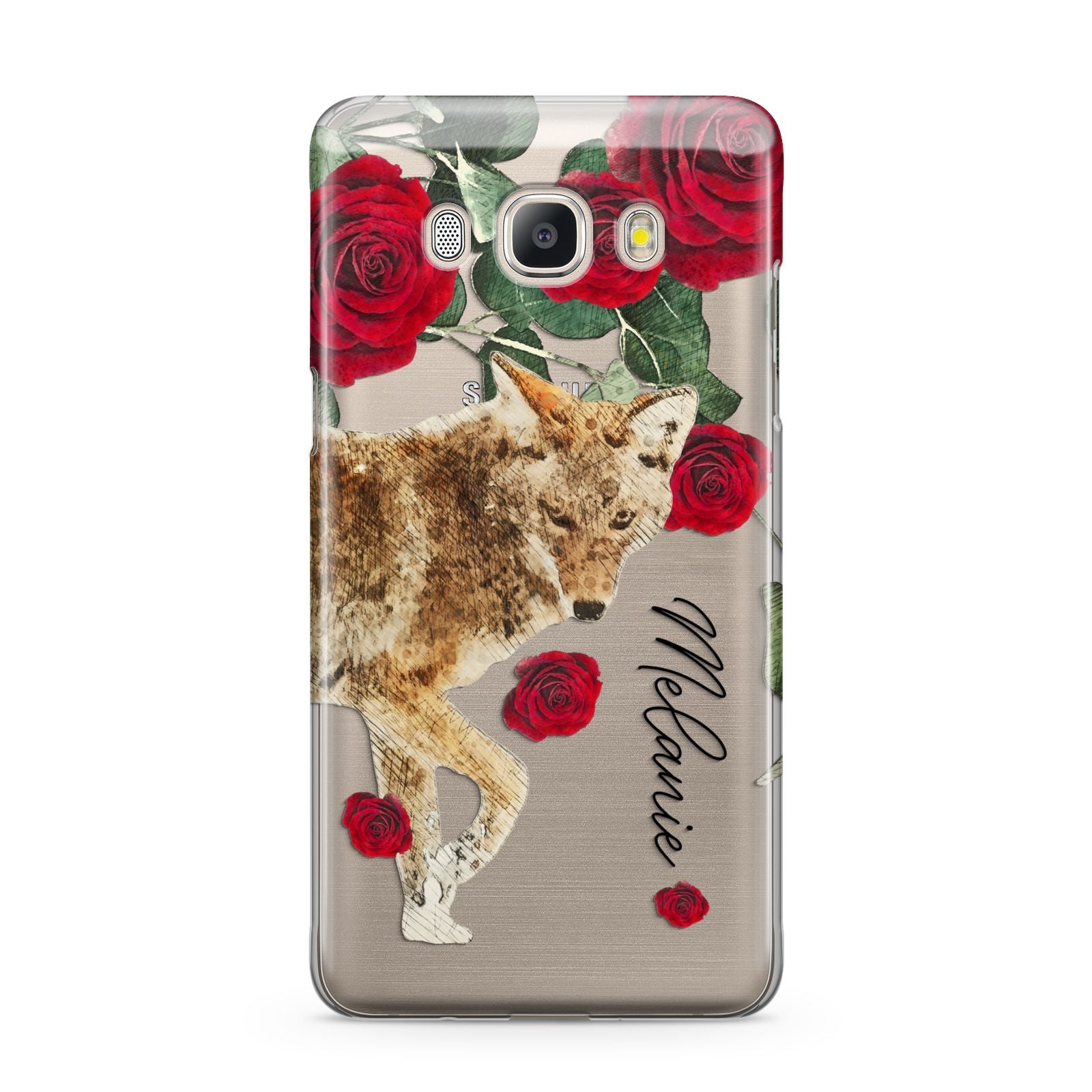 Personalised Name Wolf Samsung Galaxy J5 2016 Case