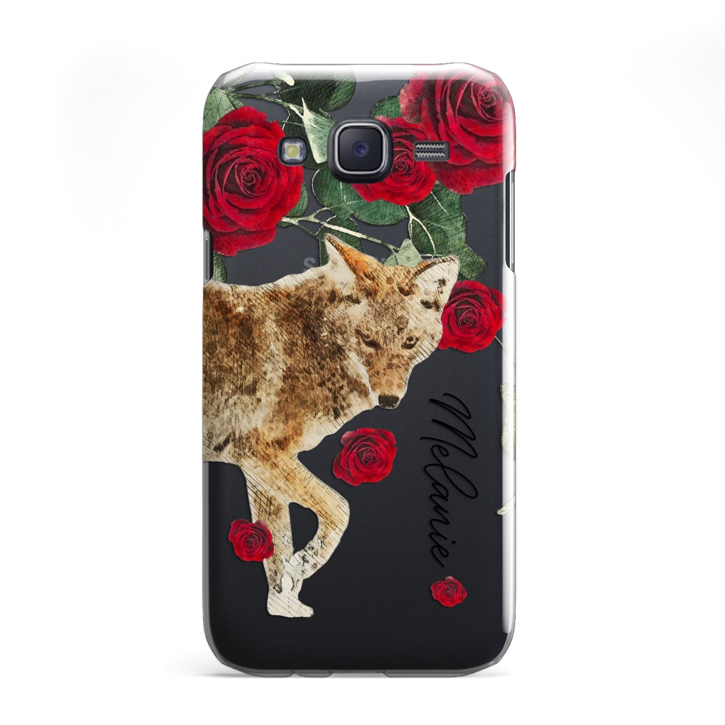 Personalised Name Wolf Samsung Galaxy J5 Case