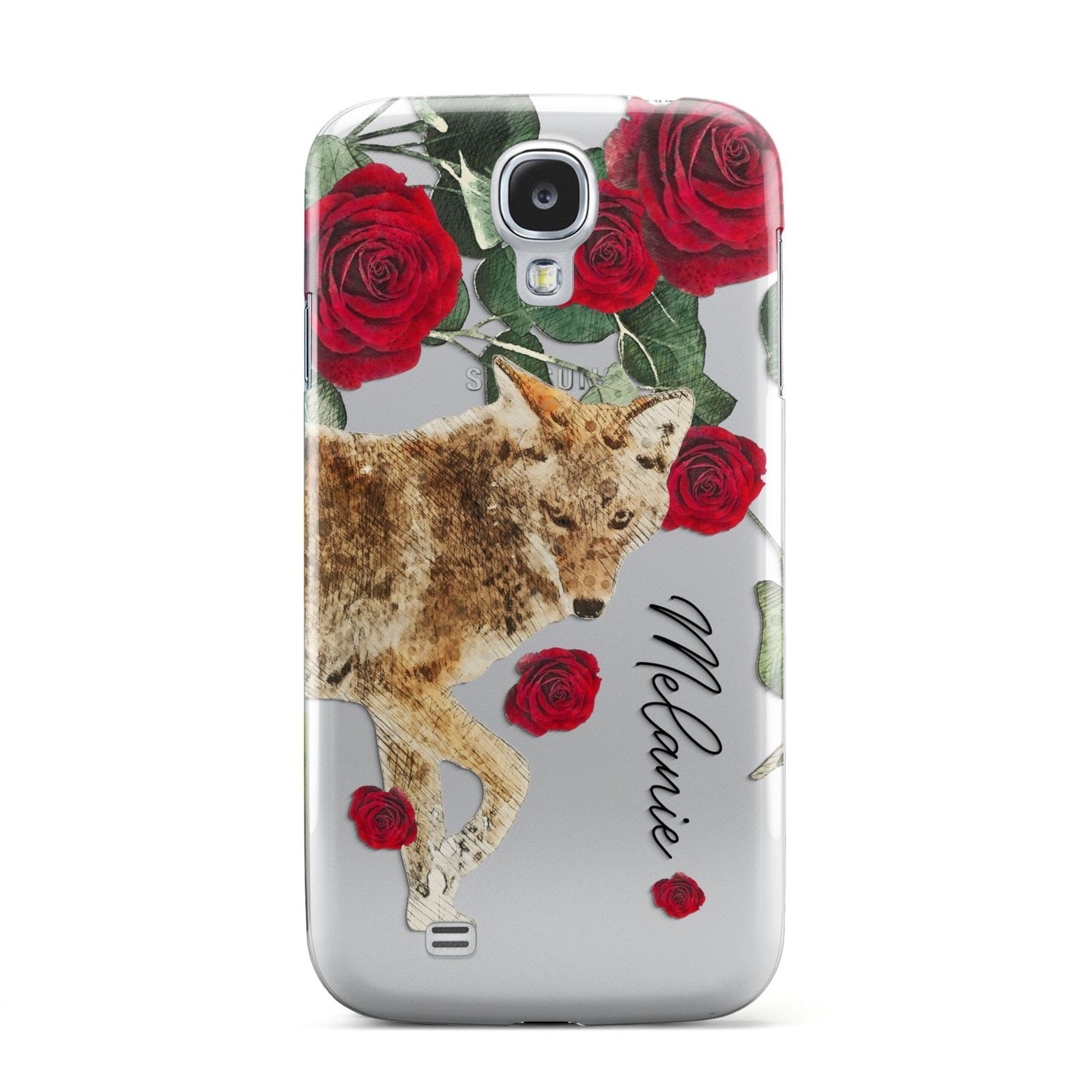 Personalised Name Wolf Samsung Galaxy S4 Case