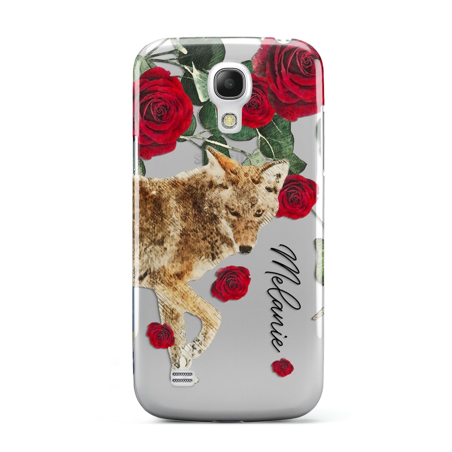 Personalised Name Wolf Samsung Galaxy S4 Mini Case