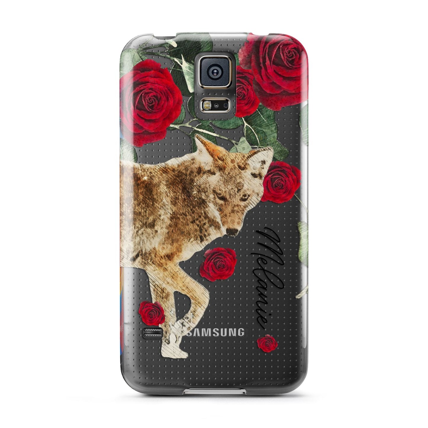 Personalised Name Wolf Samsung Galaxy S5 Case