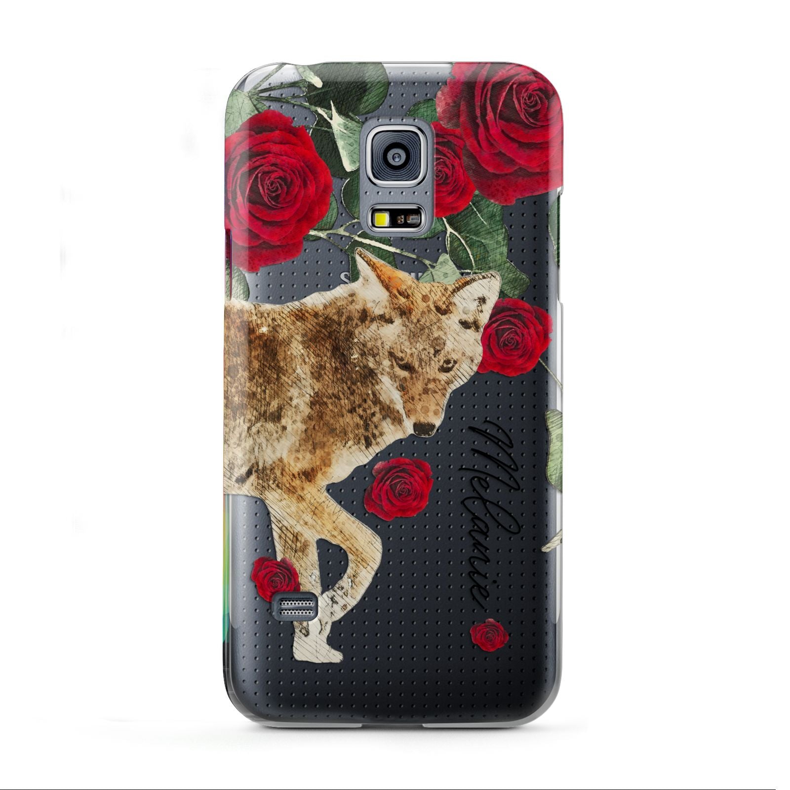 Personalised Name Wolf Samsung Galaxy S5 Mini Case
