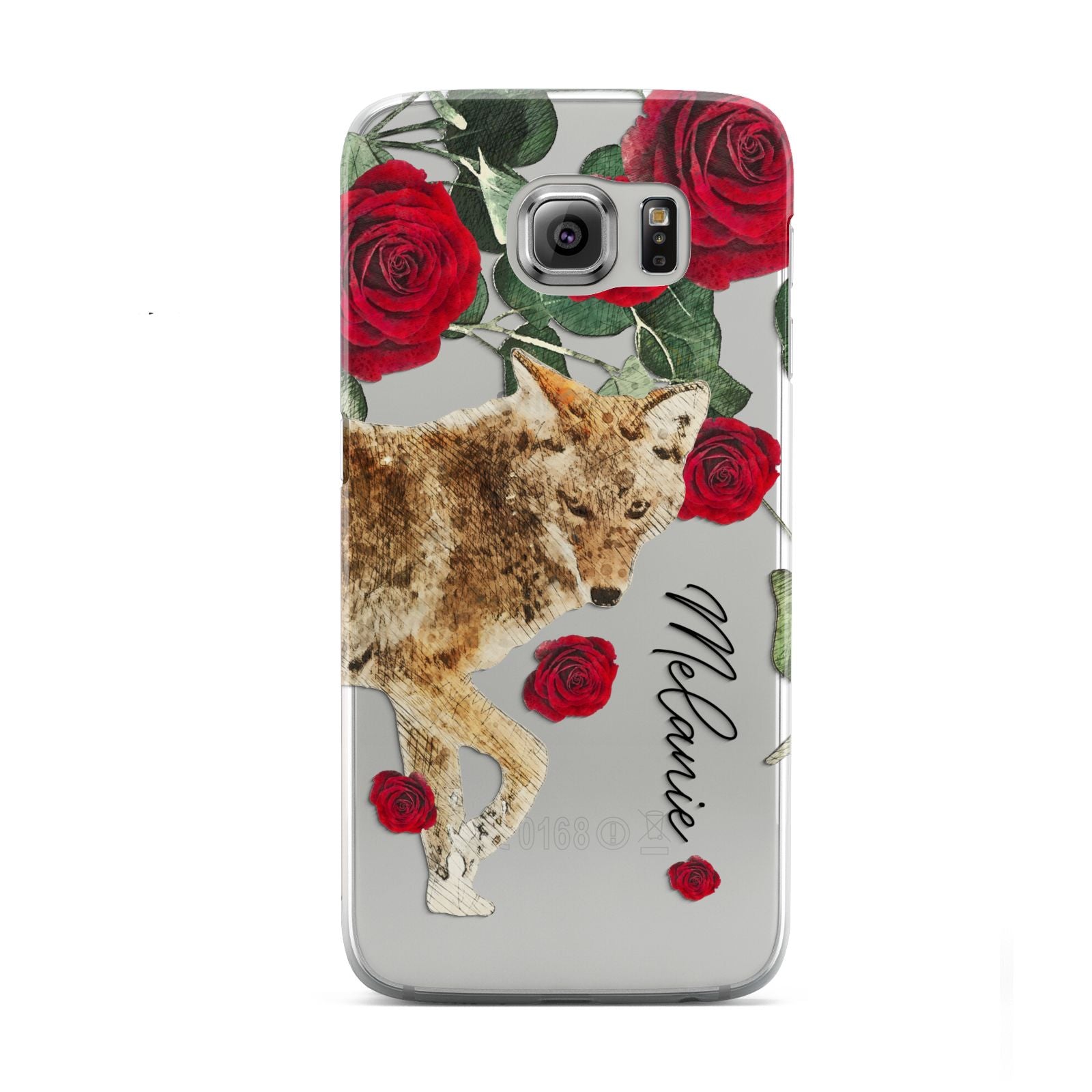 Personalised Name Wolf Samsung Galaxy S6 Case
