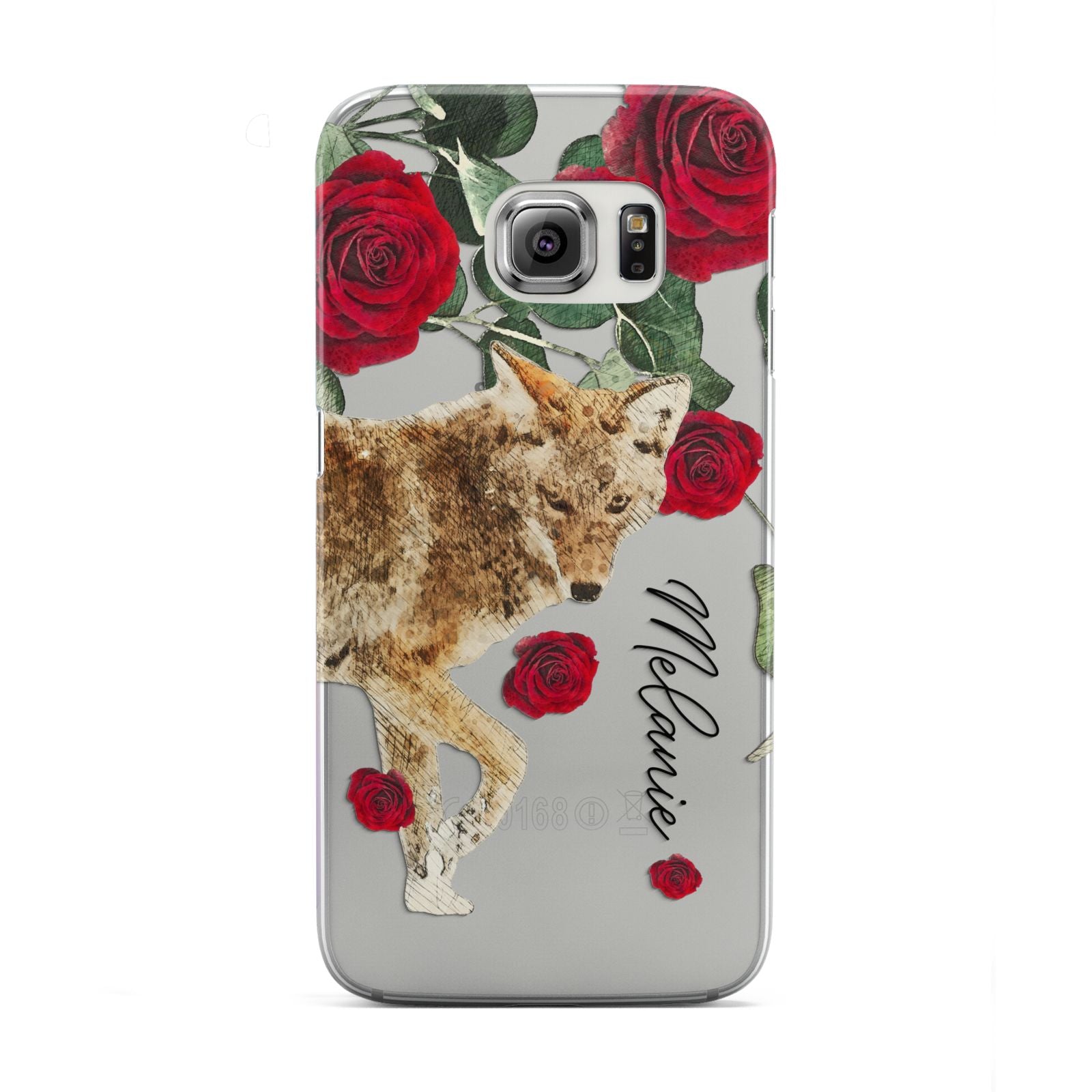 Personalised Name Wolf Samsung Galaxy S6 Edge Case