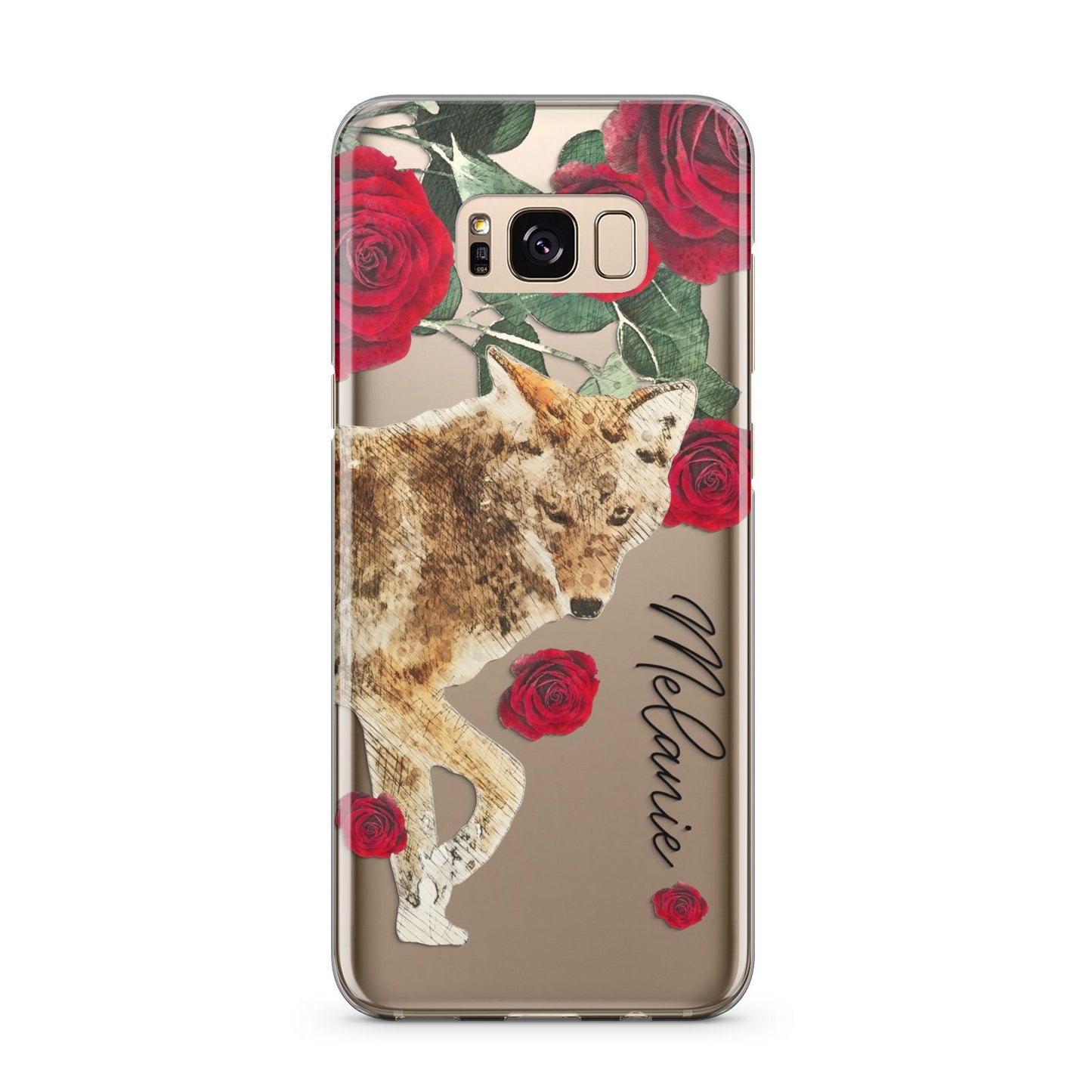 Personalised Name Wolf Samsung Galaxy S8 Plus Case
