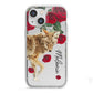 Personalised Name Wolf iPhone 13 Mini TPU Impact Case with White Edges