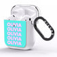 Personalised Names AirPods Clear Case Side Image