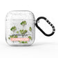 Personalised Names Flowers AirPods Glitter Case
