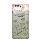 Personalised Names Flowers Huawei P9 Case