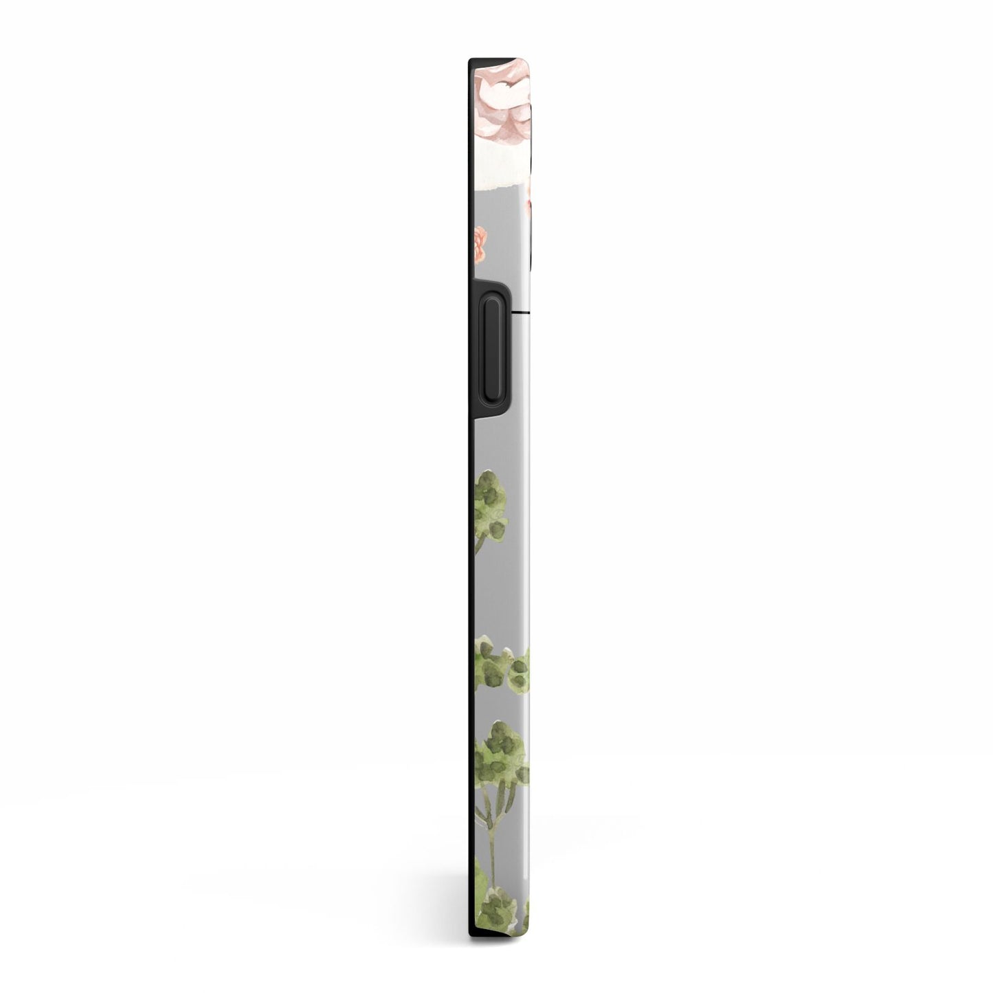 Personalised Names Flowers iPhone 13 Pro Max Side Image 3D Tough Case