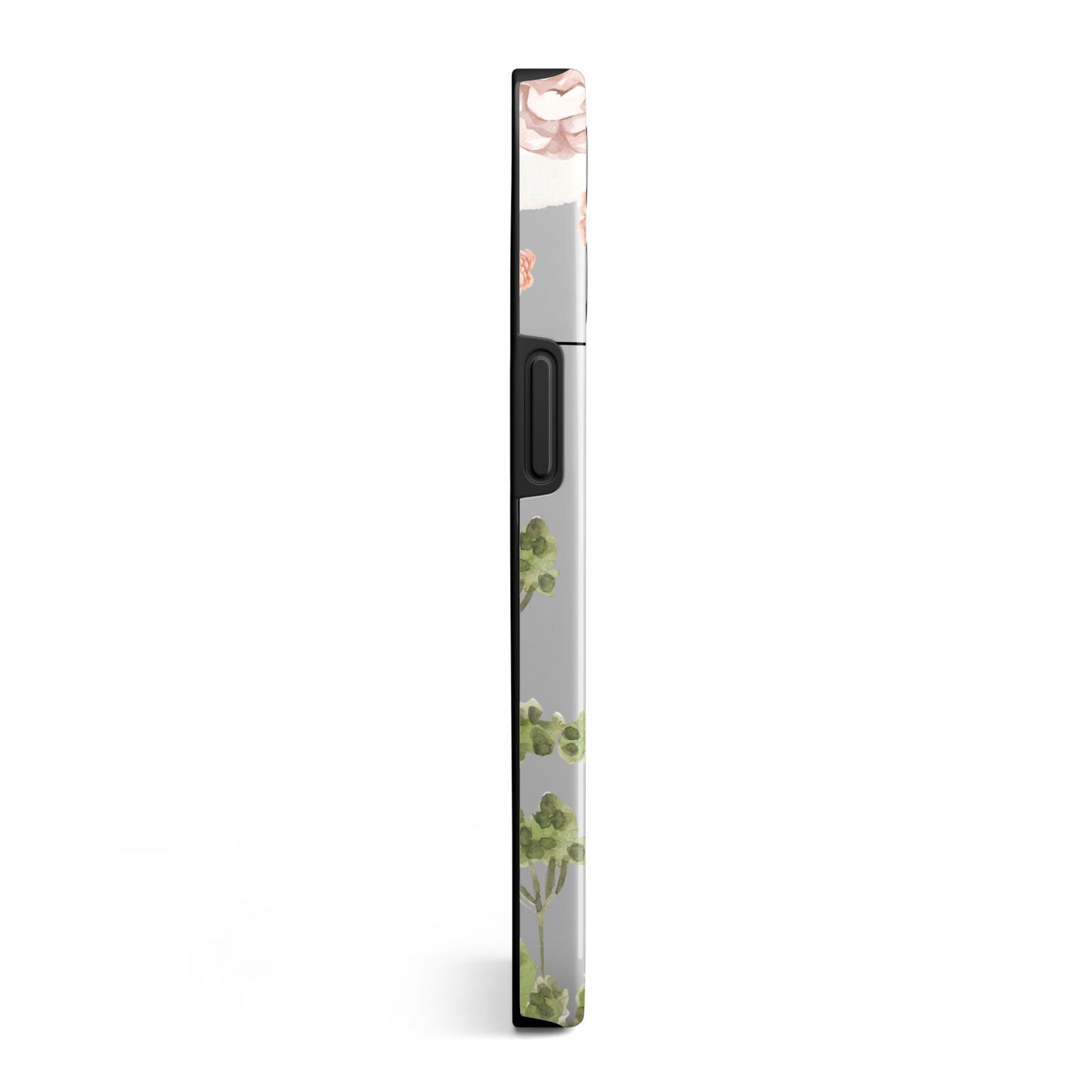 Personalised Names Flowers iPhone 13 Pro Side Image 3D Tough Case