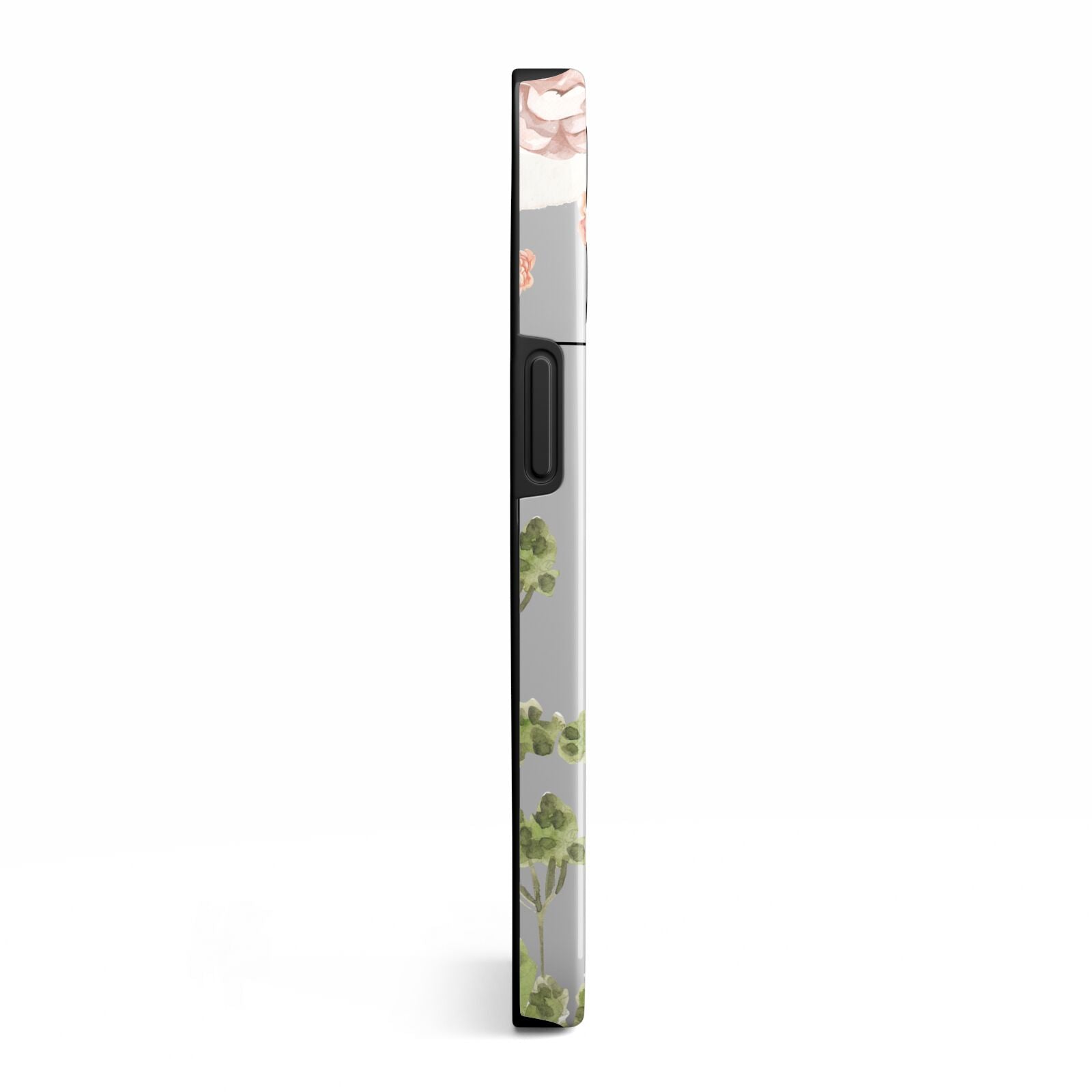 Personalised Names Flowers iPhone 13 Pro Side Image 3D Tough Case