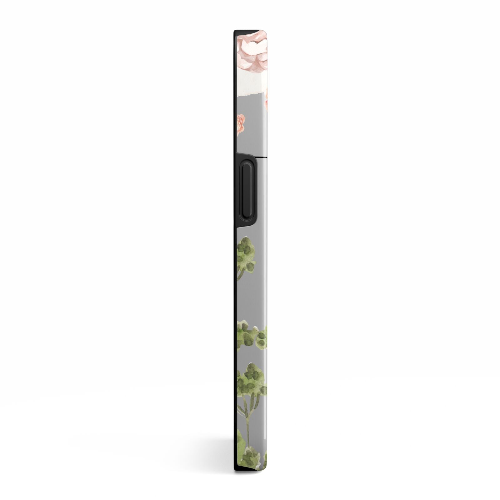 Personalised Names Flowers iPhone 13 Side Image 3D Tough Case