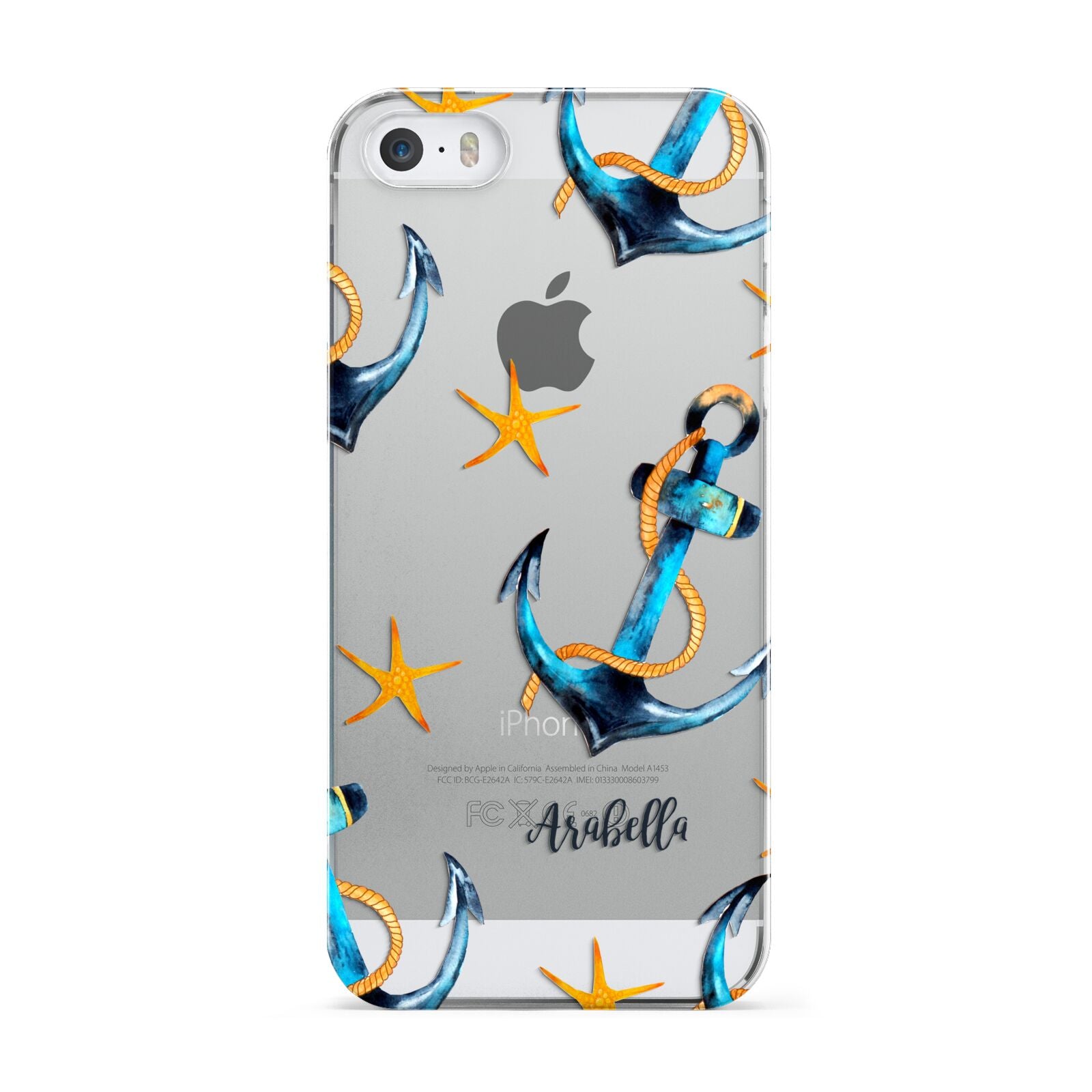 Personalised Nautical Apple iPhone 5 Case