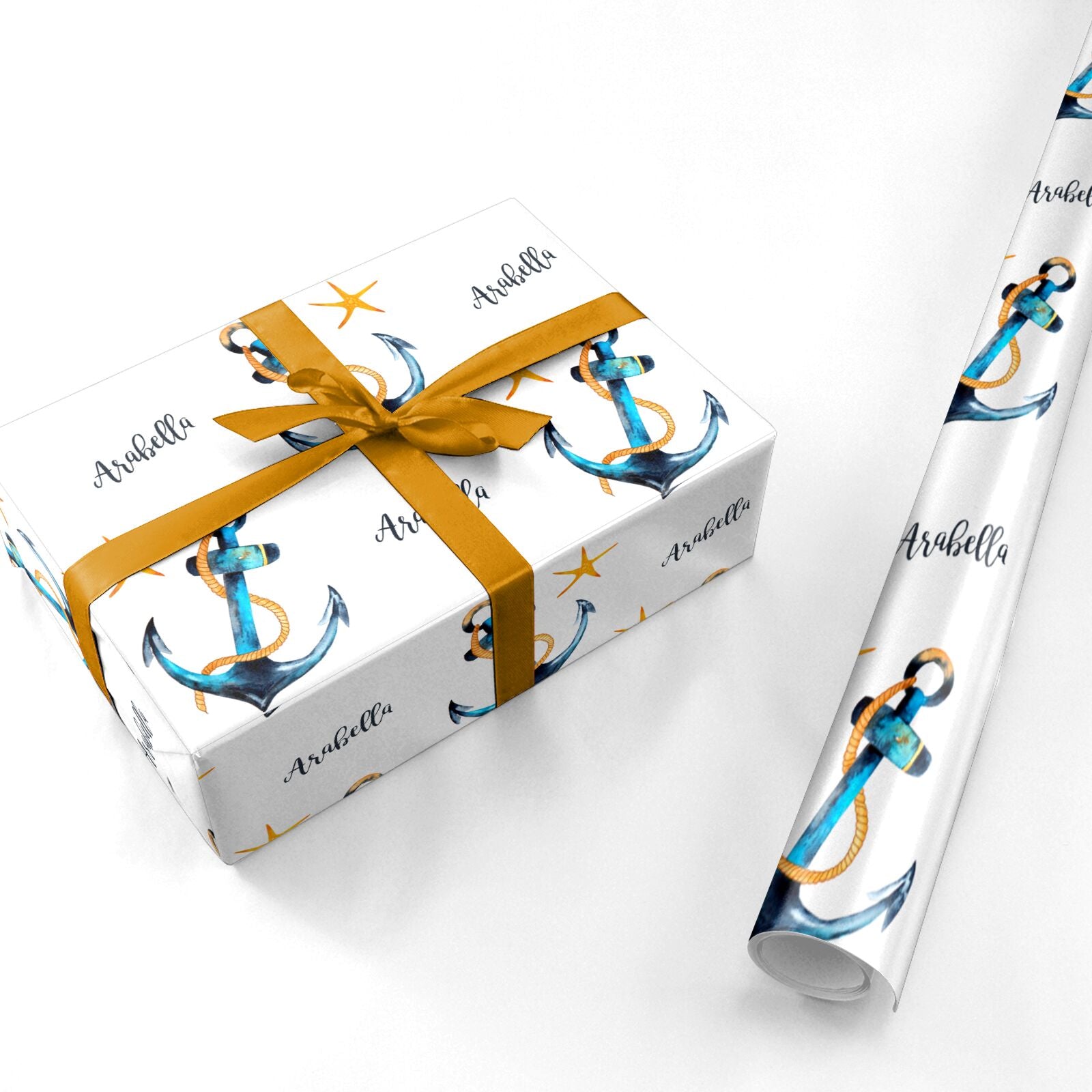 Personalised Nautical Personalised Wrapping Paper