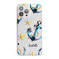 Personalised Nautical iPhone 13 Pro Max Clear Bumper Case