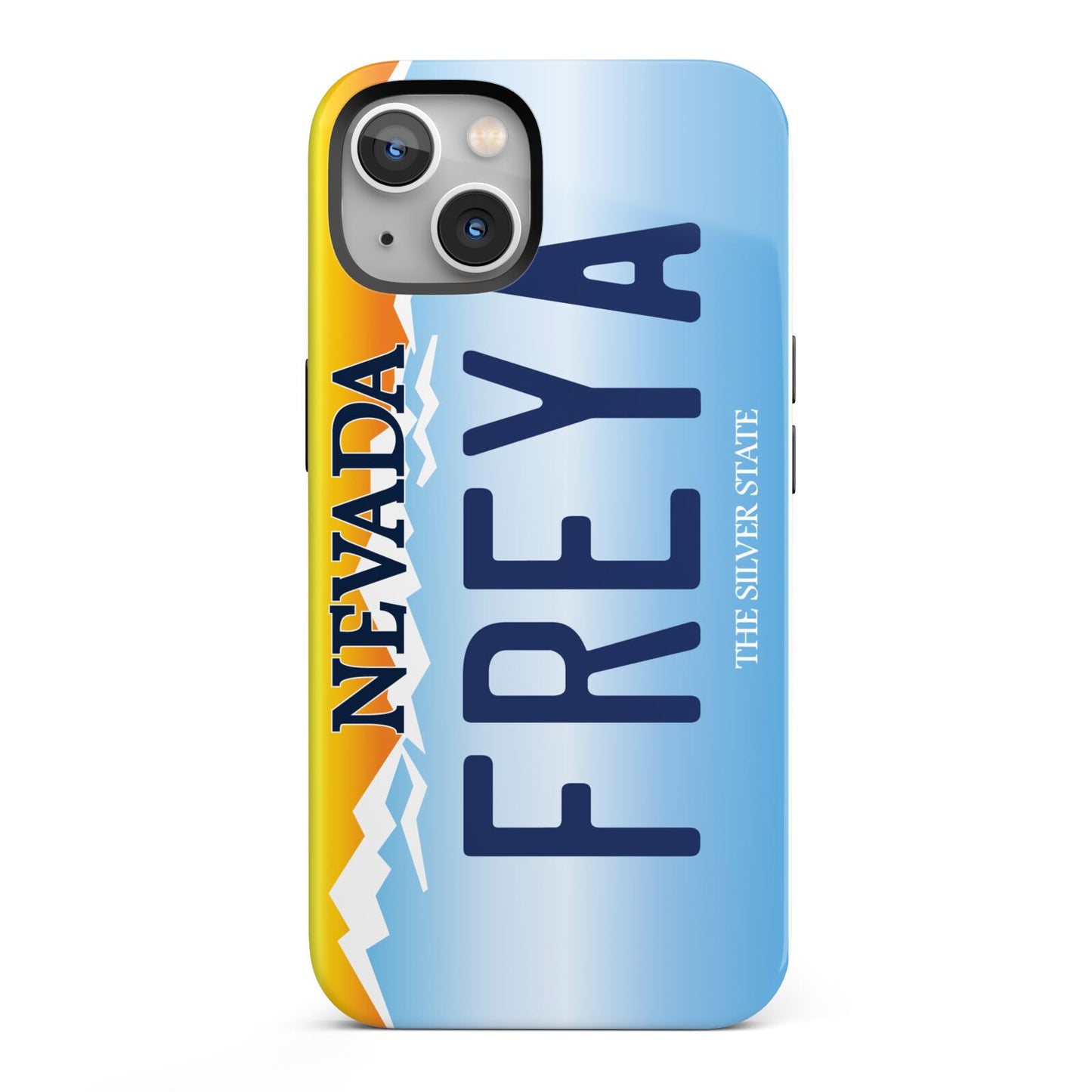 Personalised Nevada License Plate iPhone 13 Full Wrap 3D Tough Case