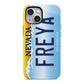 Personalised Nevada License Plate iPhone 13 Mini Full Wrap 3D Tough Case