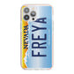 Personalised Nevada License Plate iPhone 13 Pro Max TPU Impact Case with Pink Edges