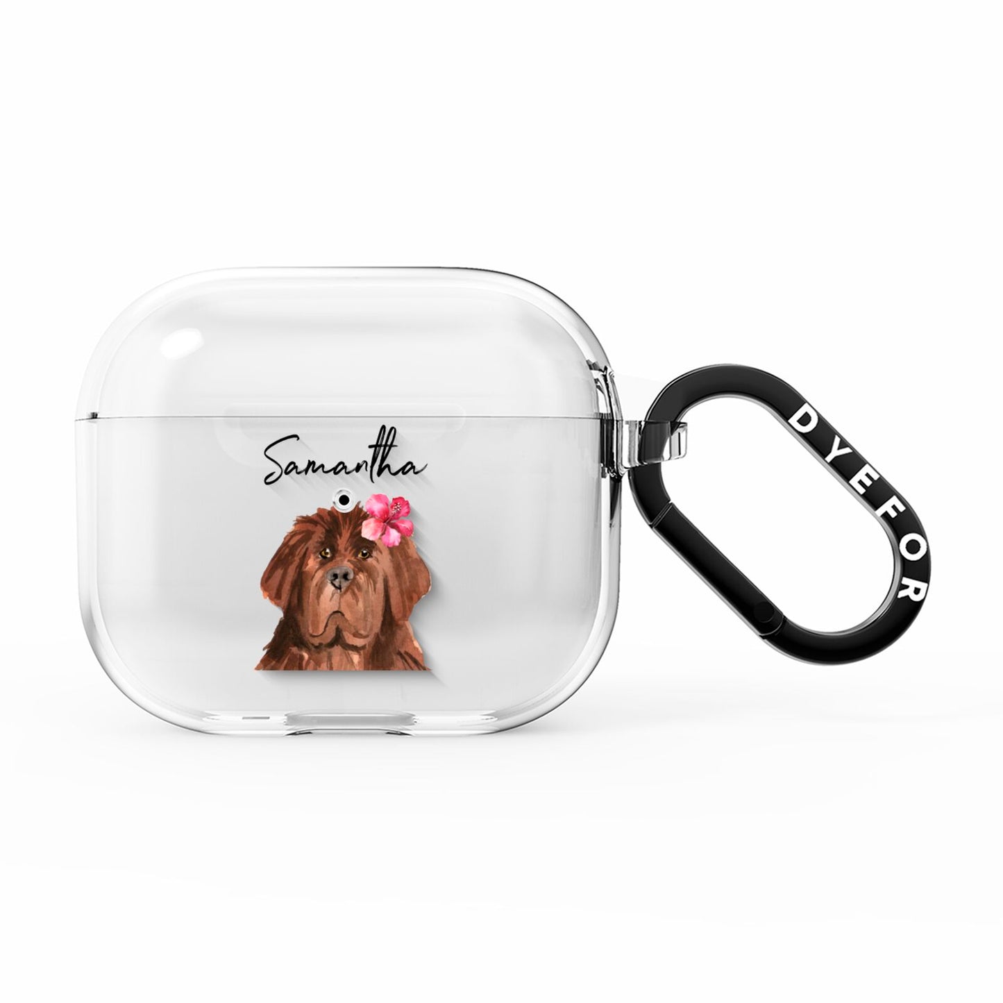 Personalised Newfoundland AirPods Clear Case 3rd Gen