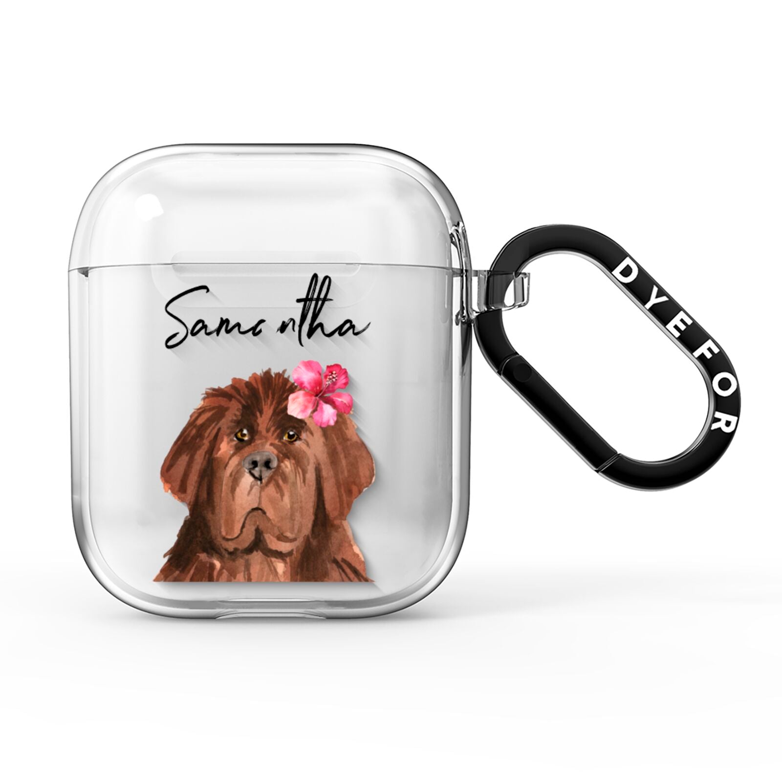 Personalised Newfoundland AirPods Clear Case