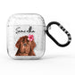 Personalised Newfoundland AirPods Glitter Case