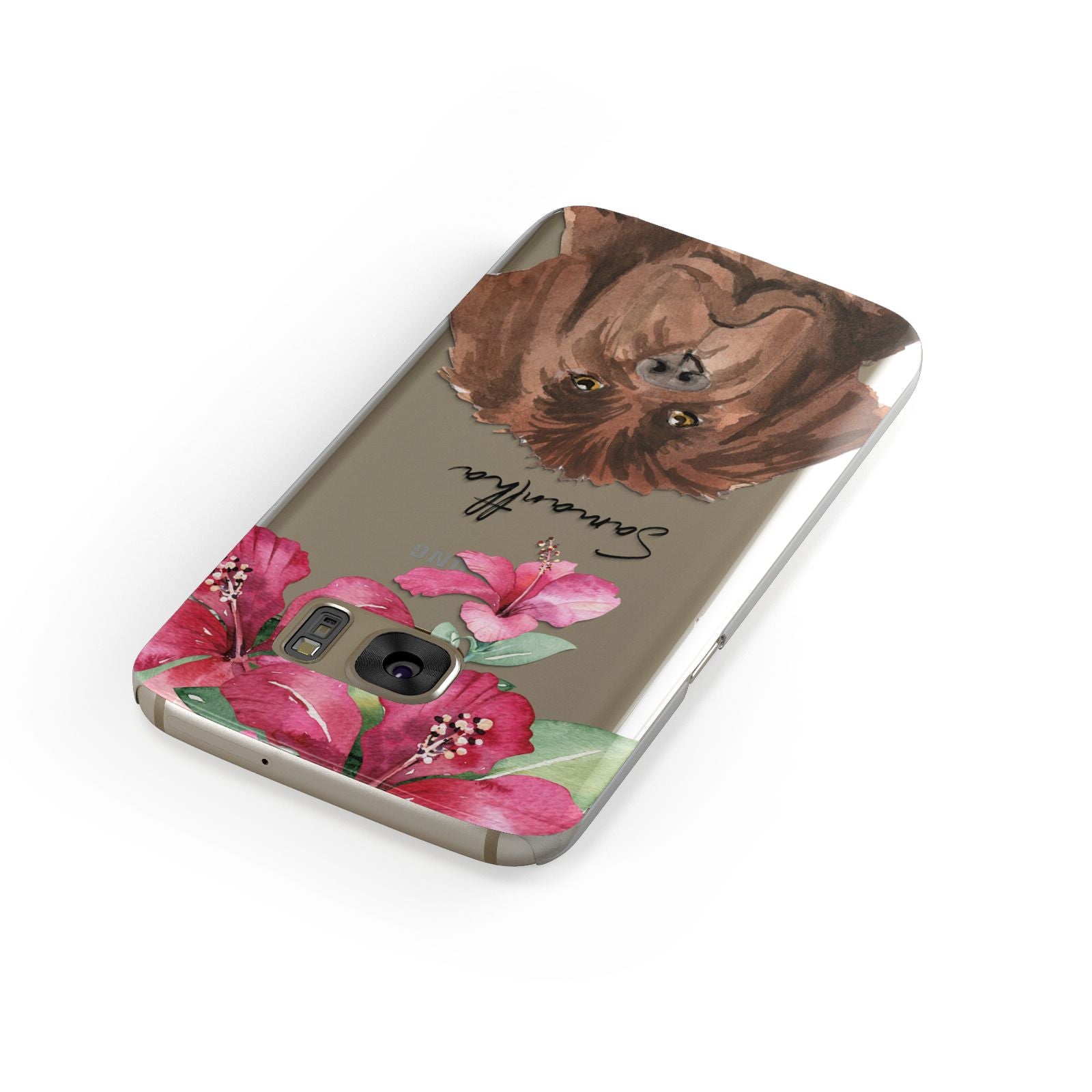 Personalised Newfoundland Samsung Galaxy Case Front Close Up