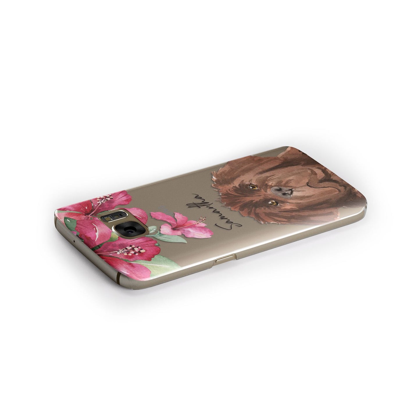 Personalised Newfoundland Samsung Galaxy Case Side Close Up