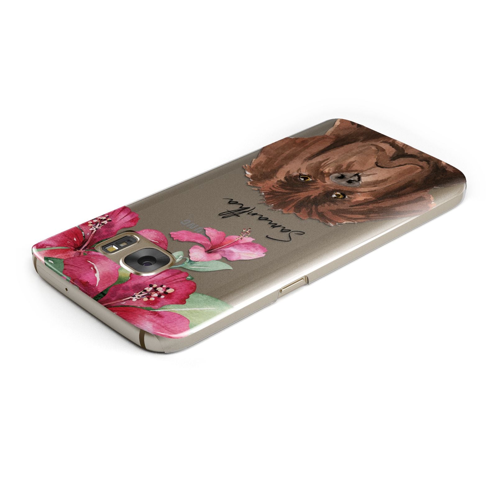 Personalised Newfoundland Samsung Galaxy Case Top Cutout