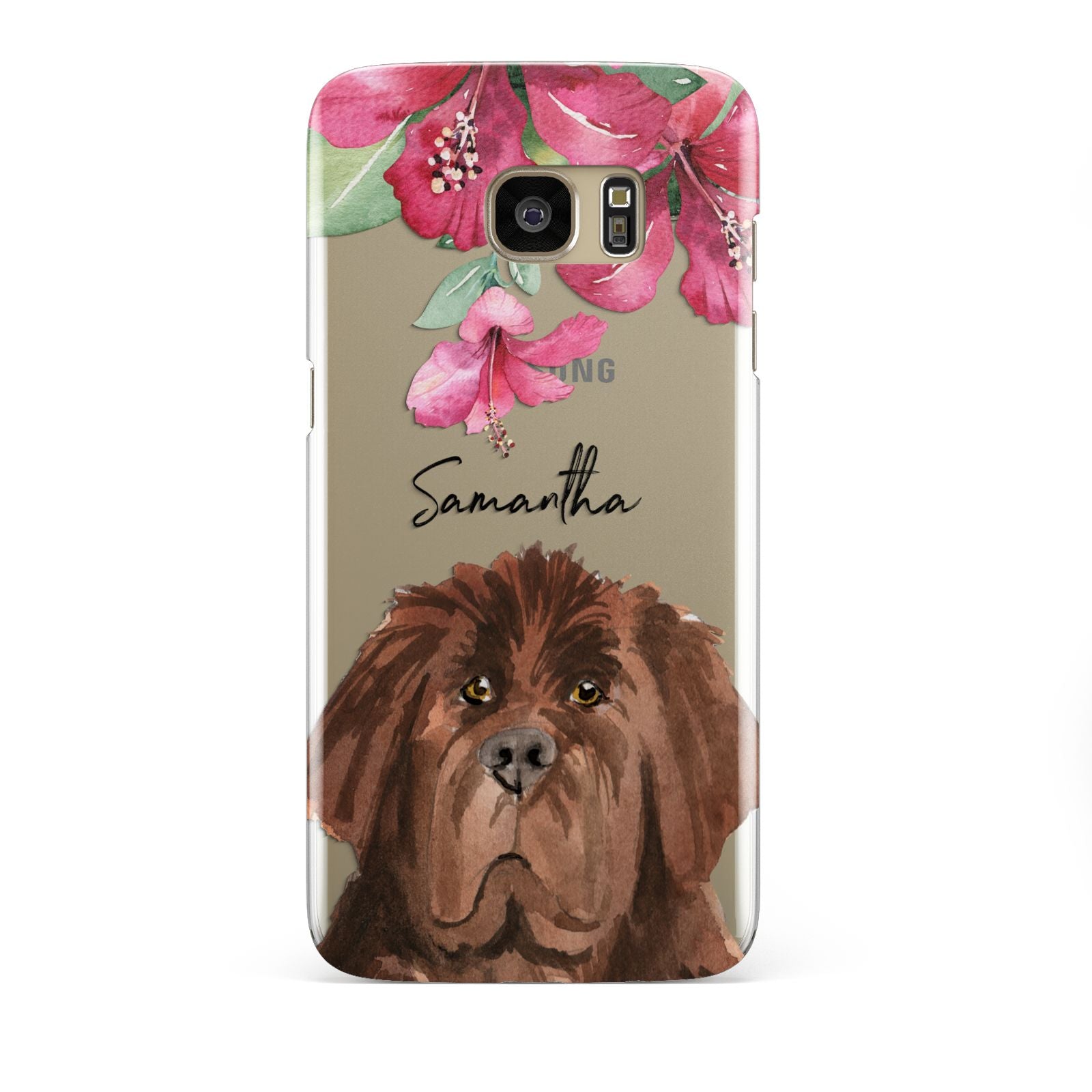Personalised Newfoundland Samsung Galaxy S7 Edge Case
