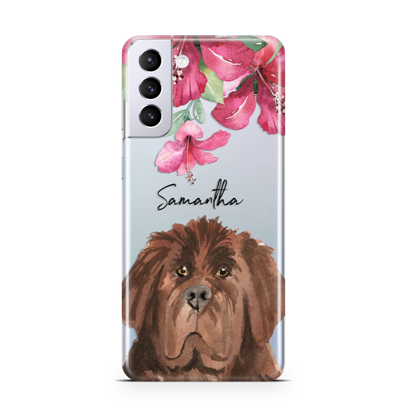 Personalised Newfoundland Samsung S21 Plus Phone Case