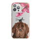 Personalised Newfoundland iPhone 13 Pro Max TPU Impact Case with Pink Edges