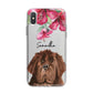 Personalised Newfoundland iPhone X Bumper Case on Silver iPhone Alternative Image 1