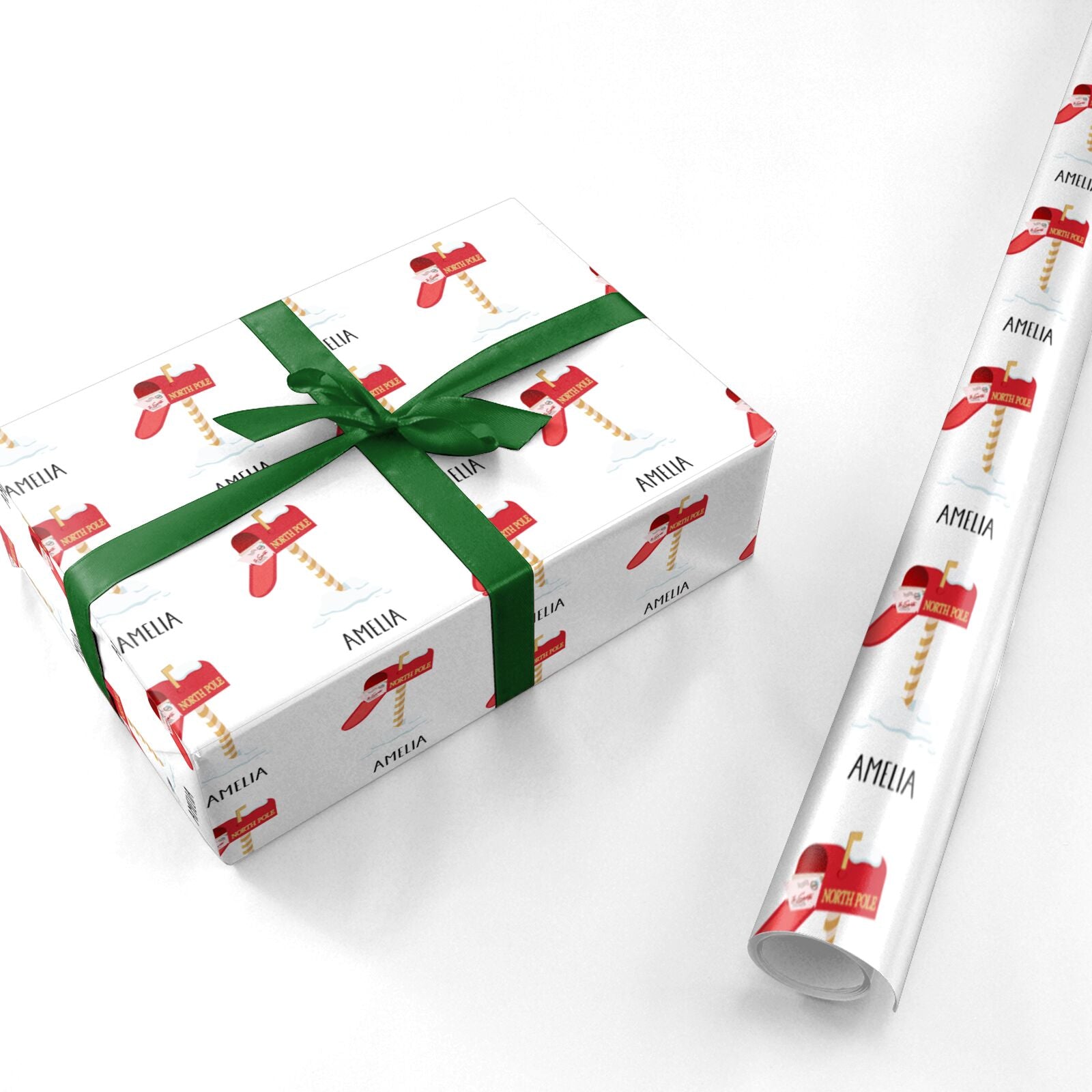 North Pole Express Personalised Wrapping Paper – Dyefor