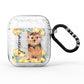 Personalised Norwich Terrier AirPods Glitter Case