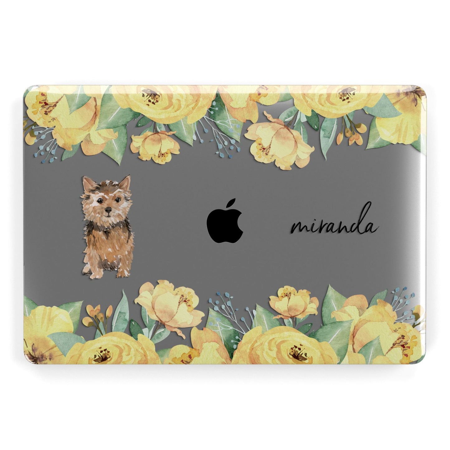 Personalised Norwich Terrier Apple MacBook Case