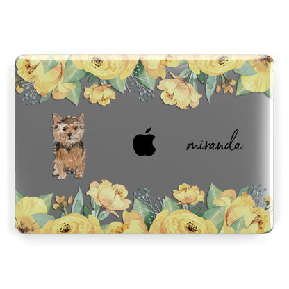 Personalised Norwich Terrier Apple MacBook Case